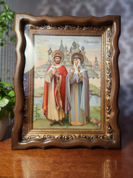 ікона святий Петр і Февронія 28х35