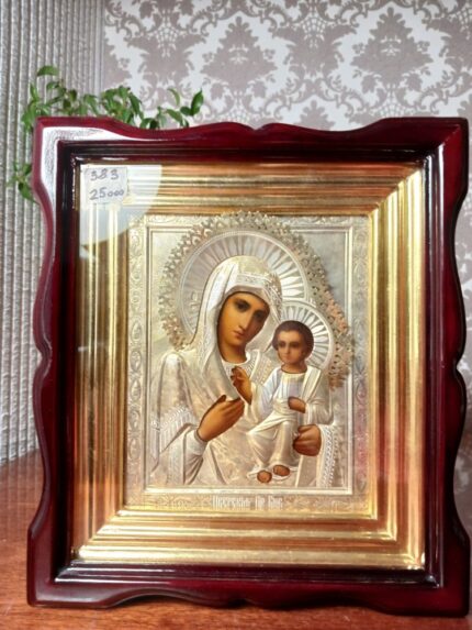 ікона Богородиця Тихвінська 22х25