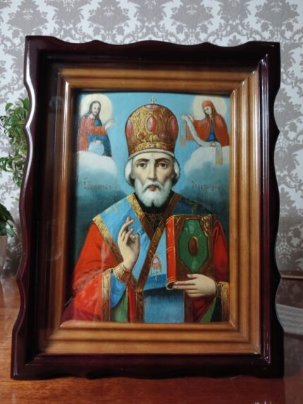ікона святий Миколай 25х33