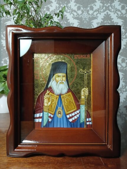 ікона святий Лука 19х22