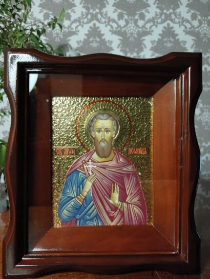 ікона святий Леонід 20х23