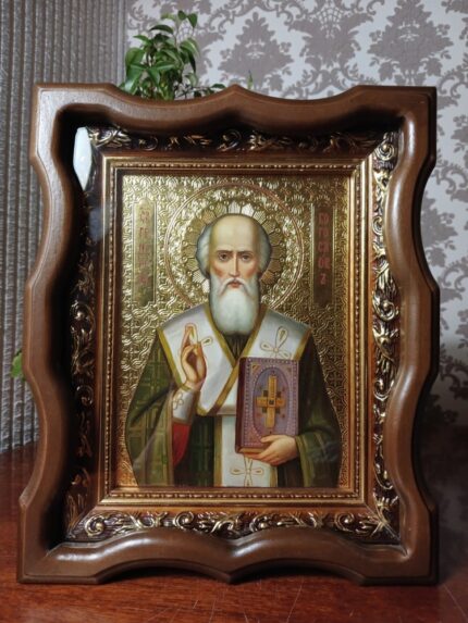 ікона святий Григорій 23х28