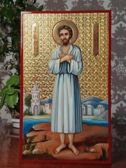 ікона святий Алексій 15х25
