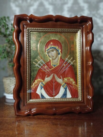 ікона Богородиця Семистрільна 30х37