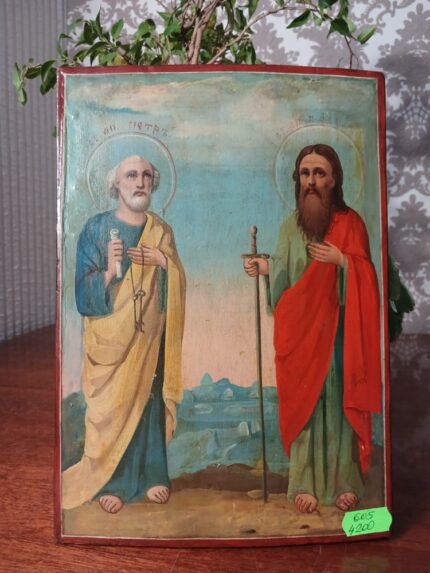 ікона святий Петр і Павел 17х24