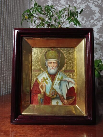 ікона святий Миколай 19х21