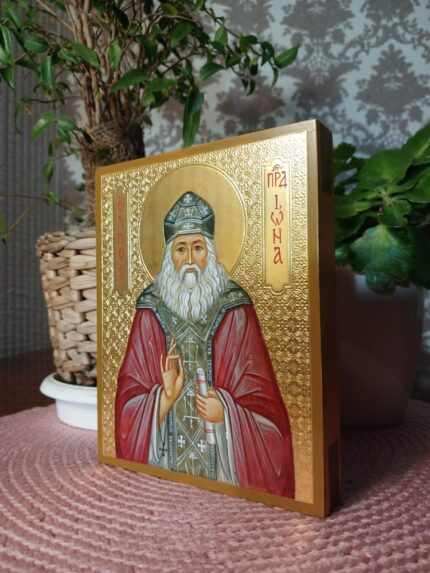 ікона святий Іона Київський 12х15
