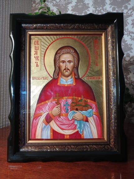 ікона святий Михаїл Зазимський 28х36