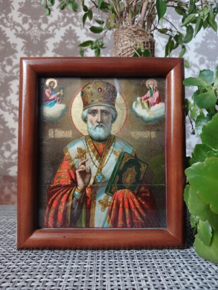 ікона святий Миколай 14х17
