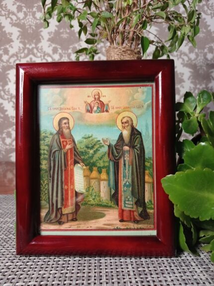 Прпп Зосима і Савватій Соловецькі 14х17