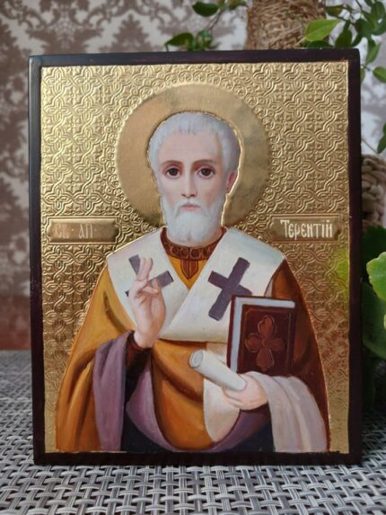 ікона святий Терентій 12х15