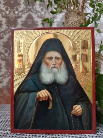 ікона святий Іосиф Ісіхаст 12х15
