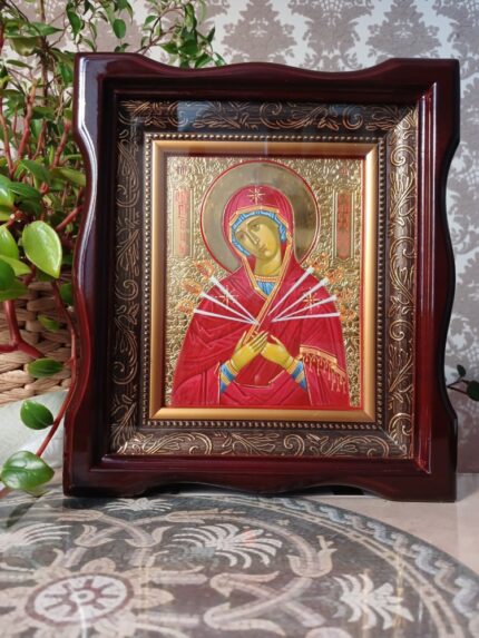 ікона Богородиця Семистрільна 20х23