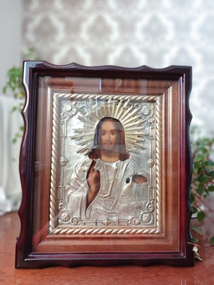 ікона Спаситель в ризі 28х33