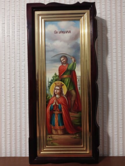 ікона свята Варвара 26х61