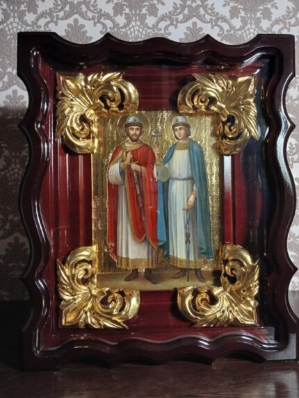 ікона святі Борис і Гліб 36х43
