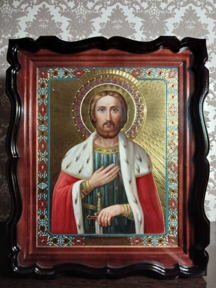 ікона святий Александр Невський 42х50
