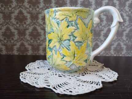 керамічна чашка 300 мл ручної роботи