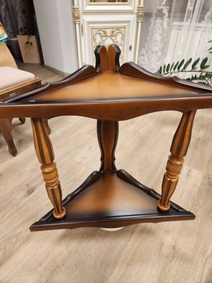 Полиця кутова двоярусна