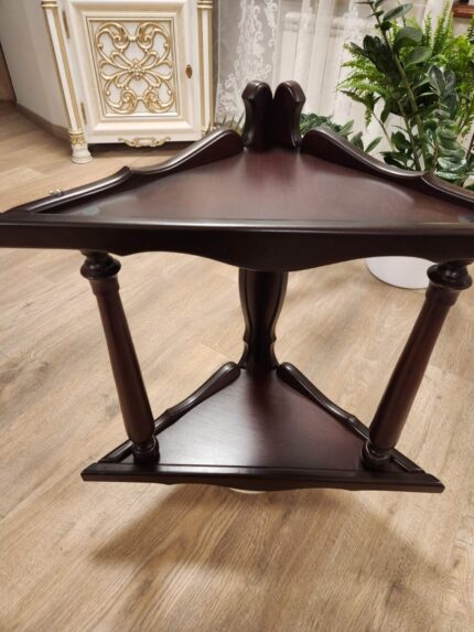 Полиця кутова двоярусна