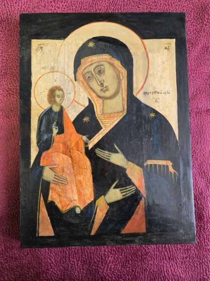 Троєручиця 27х37 ікона Пресвятої Богородиці