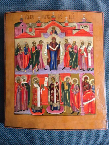 ікона Покров Пресвятої Богородиці 31х35